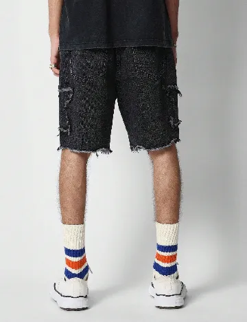 Pantaloni scurti SHEIN, negru