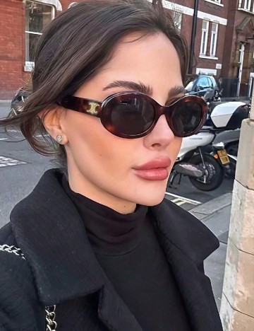 Ochelari de soare SHEIN, maro