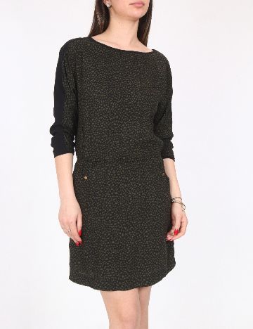 Rochie scurta Bershka, verde