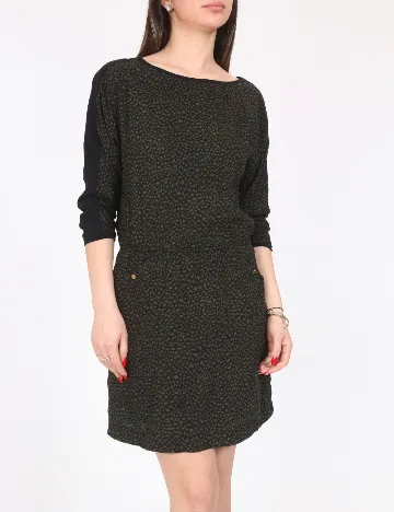 Rochie scurta Bershka, verde