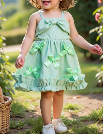 Rochie Shein Kids, verde