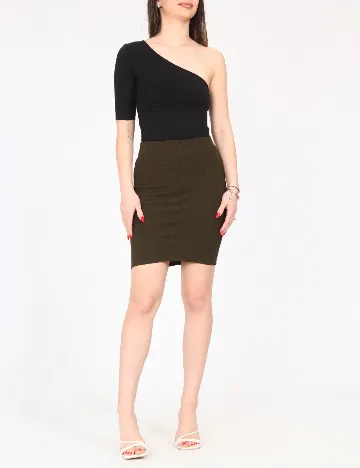 Fusta Bershka, verde