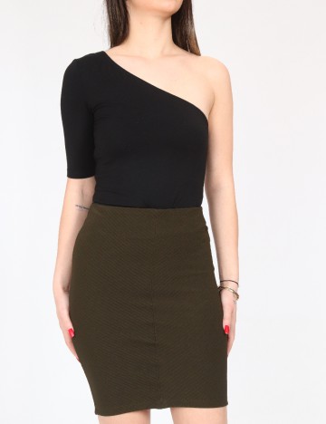 Fusta Bershka, verde