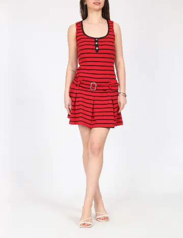 Rochie scurta Bershka, rosu