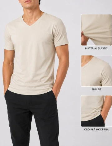 Tricou Zara, bej