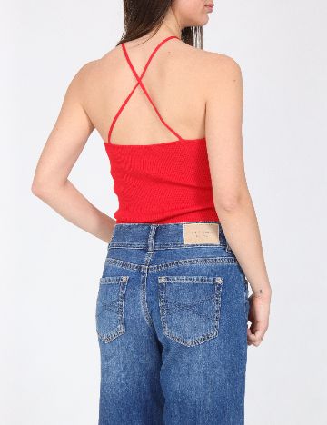 Top Zara, rosu