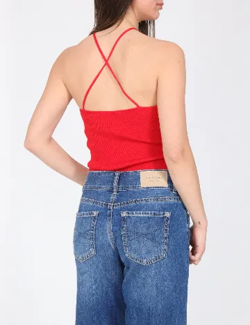 Top Zara, rosu