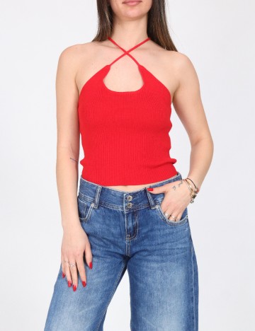 Top Zara, rosu