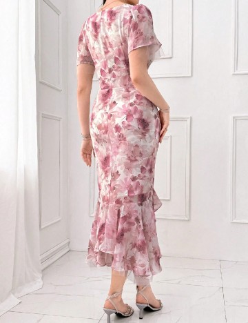 Rochie medie SHEIN, roz