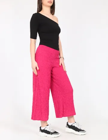 Pantaloni Bershka, fucsia