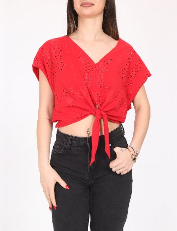 Top Zara, rosu