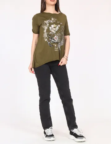 Tricou Bershka, verde