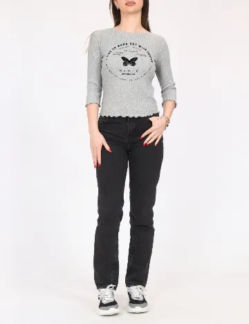 Bluza Bershka, gri