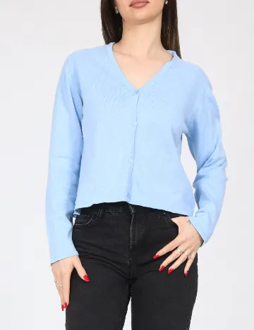 Cardigan Zara, bleu
