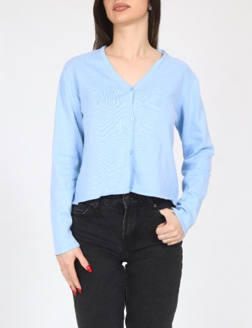 Cardigan Zara, bleu