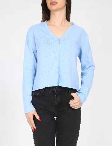 Cardigan Zara, bleu