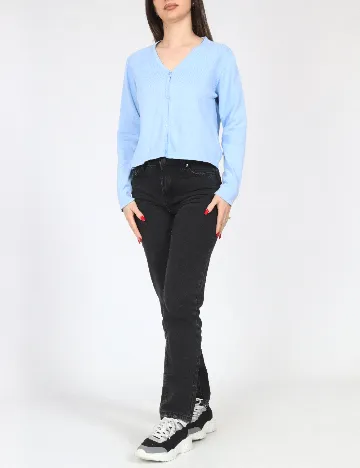 Cardigan Zara, bleu