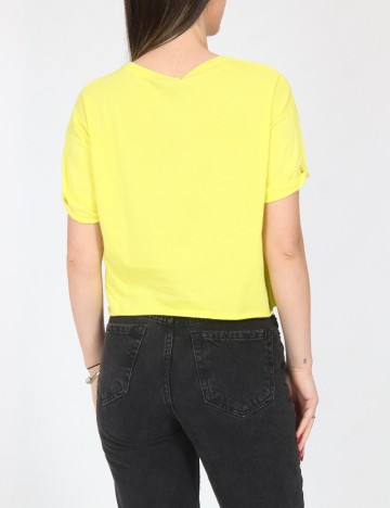 Top Bershka, galben