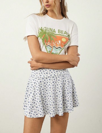 Fusta pantalon SHEIN, floral print