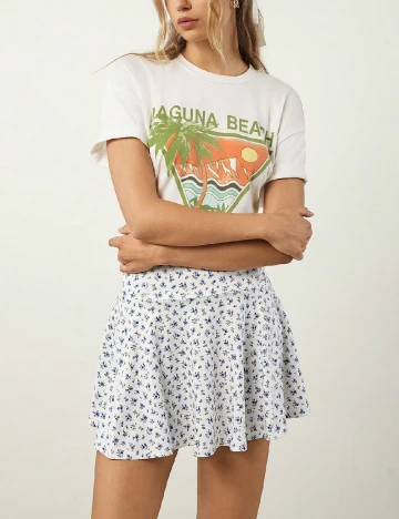 Fusta pantalon SHEIN, floral print