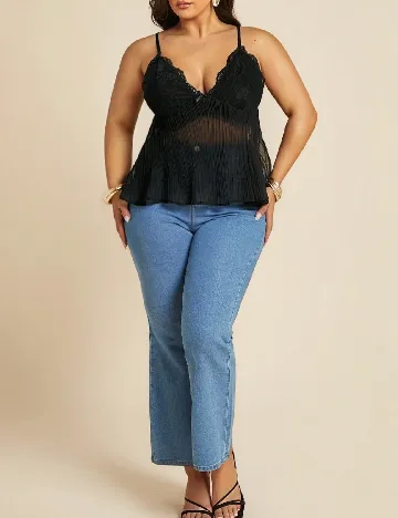 Maiou SHEIN CURVE, negru