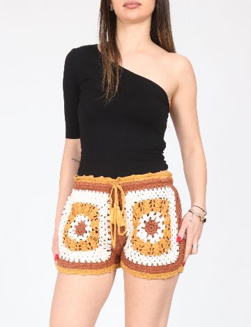 Pantaloni scurti Zara, maro
