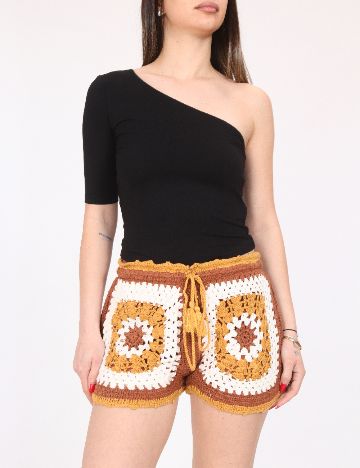 Pantaloni scurti Zara, maro