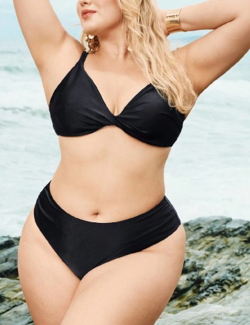 Costum de baie SHEIN CURVE, negru