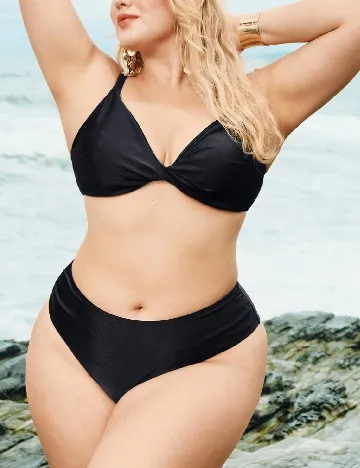 Costum de baie SHEIN CURVE, negru