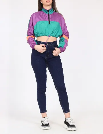 Jacheta Bershka, mix culori