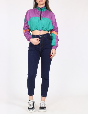 Jacheta Bershka, mix culori