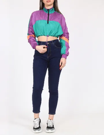 Jacheta Bershka, mix culori