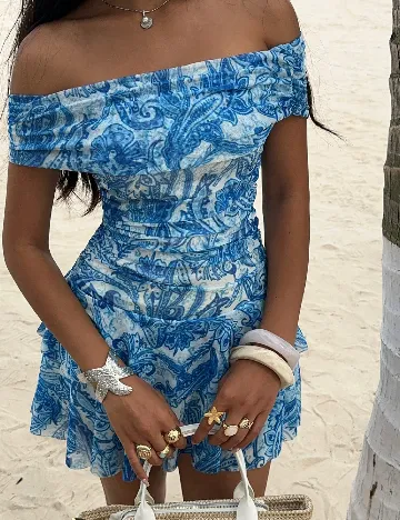 Rochie scurta SHEIN, albastru
