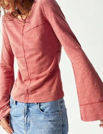 Bluza SHEIN, roz pudra