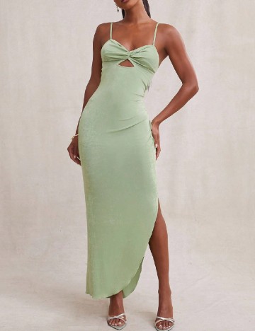 Rochie medie SHEIN, verde