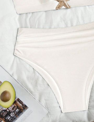 Costum de baie SHEIN, alb