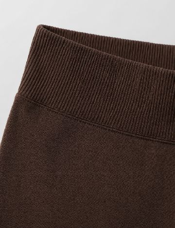 Colanti trei sferturi Bershka, maro