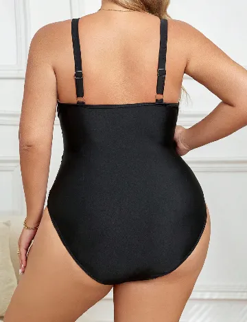 Costum de baie SHEIN CURVE, negru