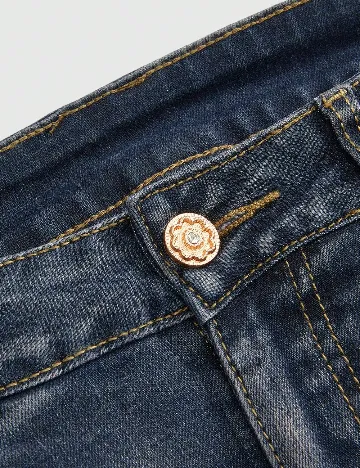 Pantaloni scurti Romwe Plus Size, mix culori