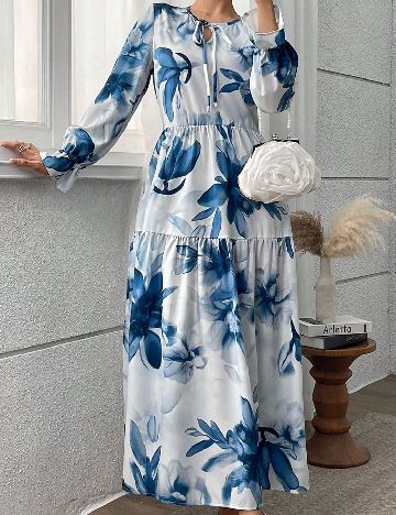 Rochie lunga SHEIN, albastru