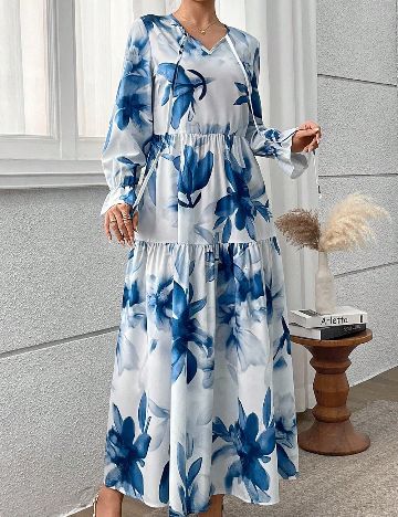 Rochie lunga SHEIN, albastru