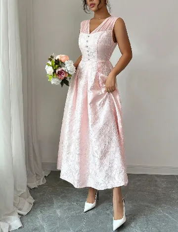 Rochie lunga SHEIN, roz