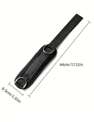Set curele reglabile pentru glezne 2 bucati SHEIN, negru