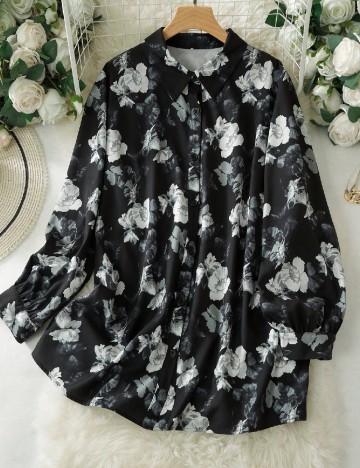 Camasa SHEIN CURVE, negru