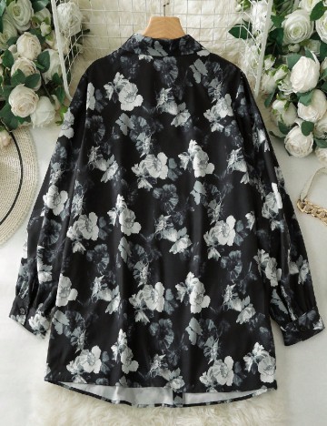 Camasa SHEIN CURVE, negru