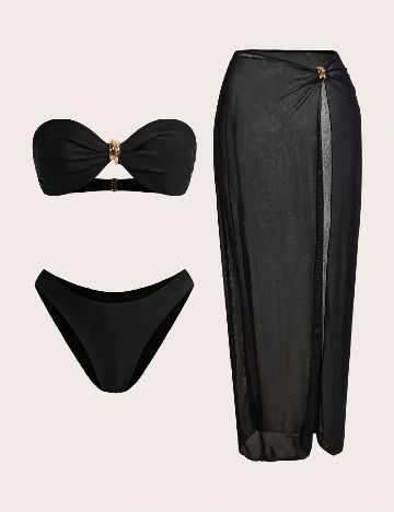 Costum de baie SHEIN, negru