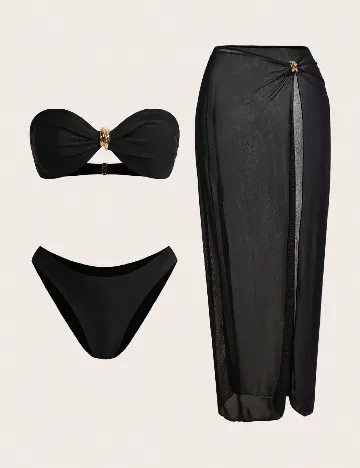 Costum de baie SHEIN, negru