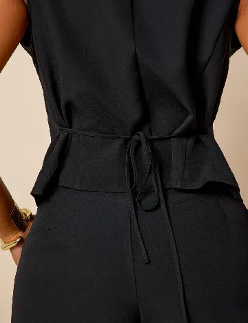 Bluza Haute Plus Size, negru