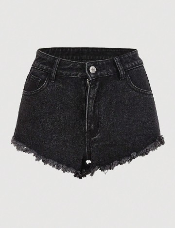 Pantaloni scurti SHEIN, negru