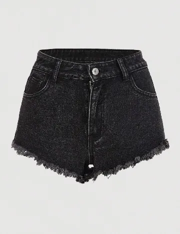 Pantaloni scurti SHEIN, negru